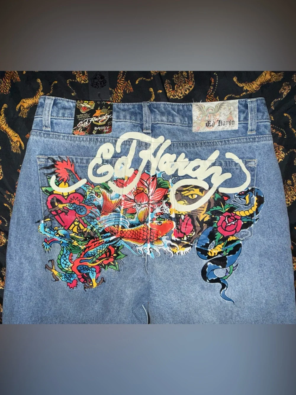 Ed hardy baggy jeans NWT - Picture 2 of 7